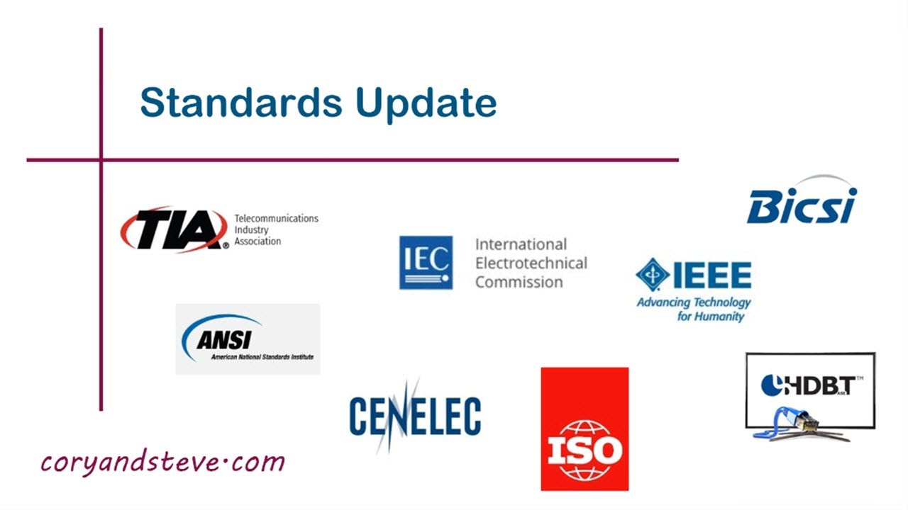 1. Standards Update - Network Cabling Design Skills — Commercial Buildings