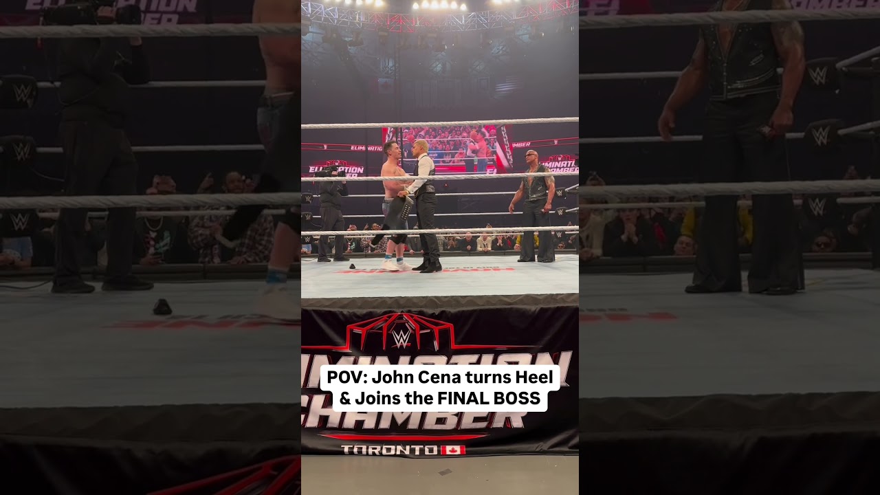POV: John Cena joins the FINAL BOSS‼️ | What a HEEL Turn!!!