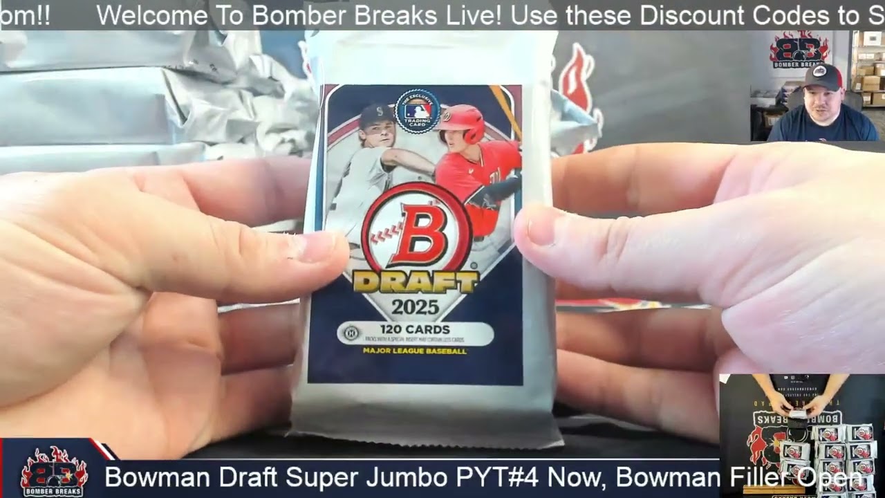 2025 Bowman Draft Baseball Pick Your Team #4 Super Jumbo Case Break 1 14 26