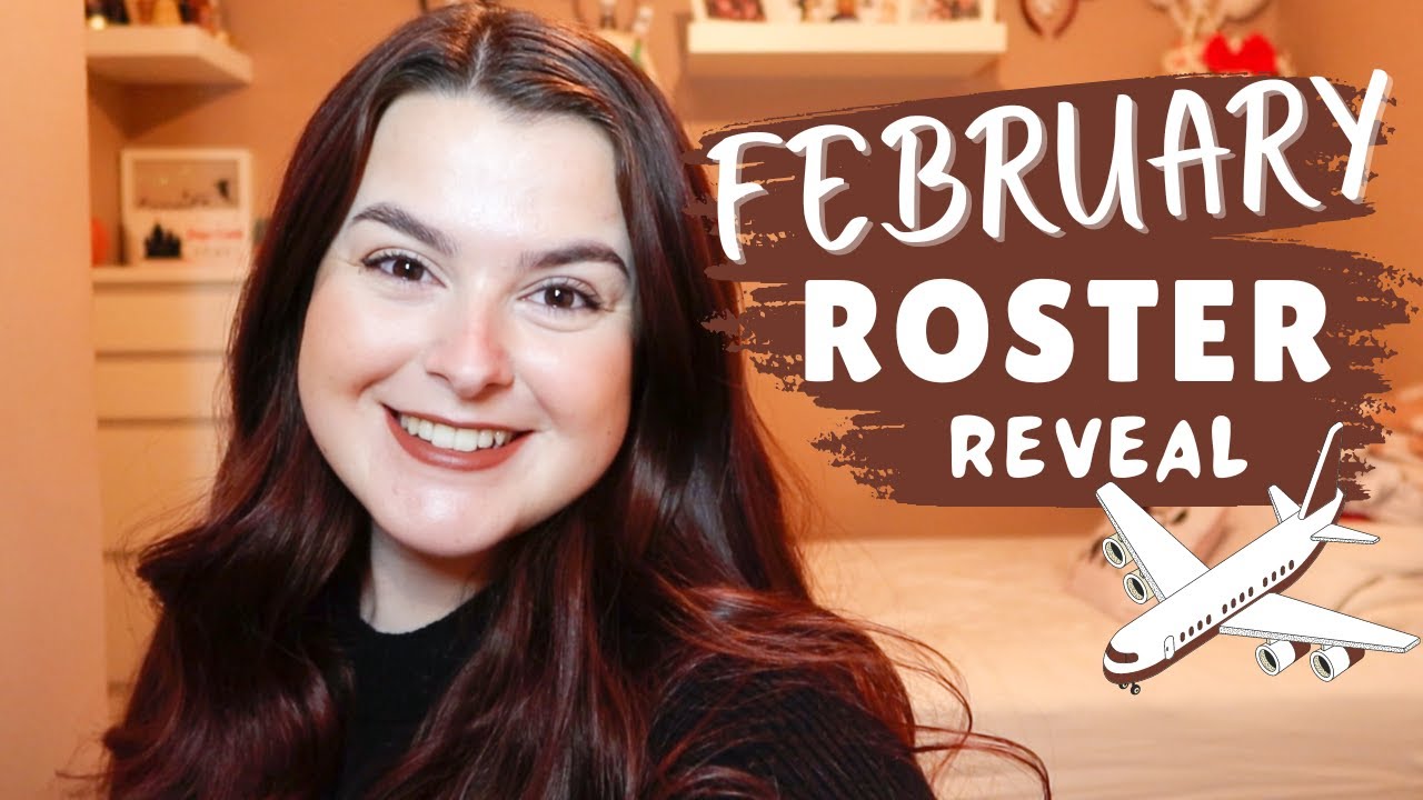 FEBRUARY ROSTER REVEAL! | My First Cabin Crew Roster!