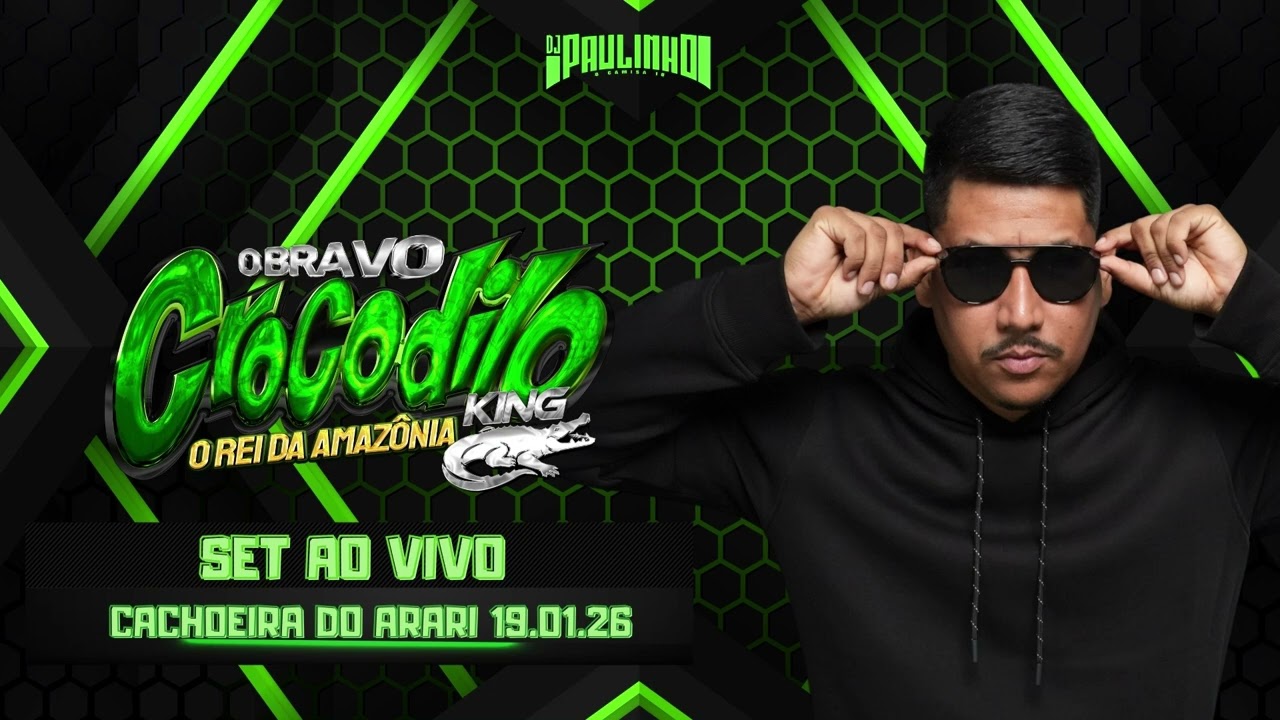 SET AO VIVO DJ PAULINHO O CAMISA 10 - FESTIVIDADE DE S&Atilde;O SEBASTI&Atilde;O BRAVO CROCODILO 19.01.2026
