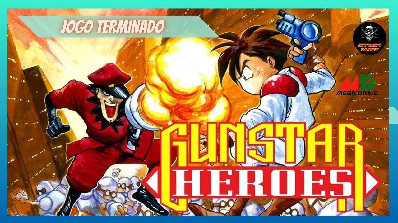 GUNSTAR HEROES MEGADRIVE LONGPLAY - JOGO TERMINADO - 1LC