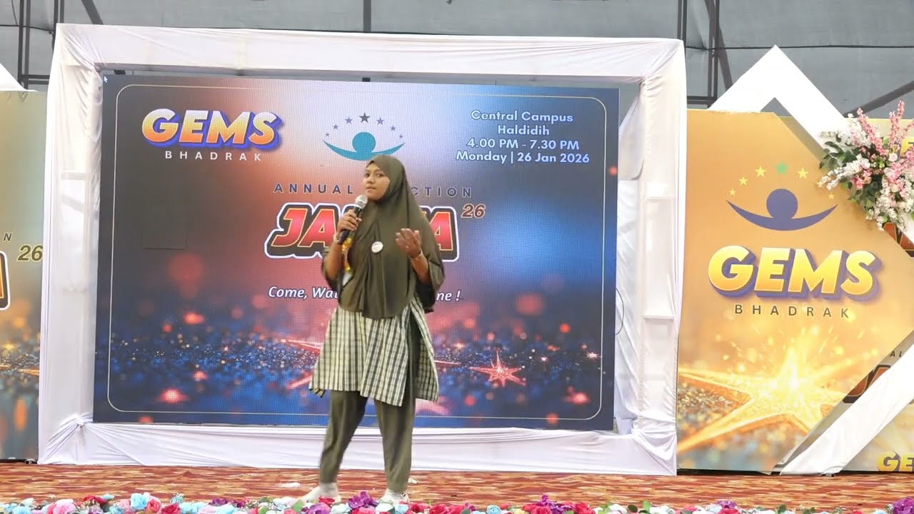 Welcome Speech | Nazish 9 | D2 Jalwa 26 ~ GEMS-B