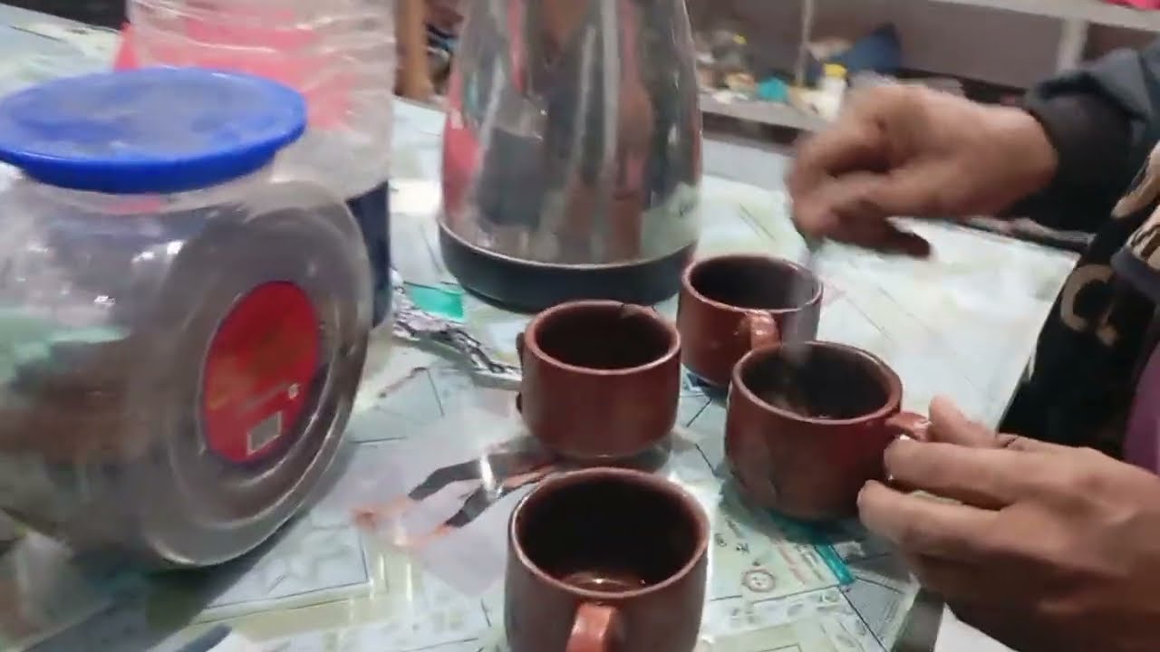 রাতে বন্ধুর দোকানে মাটির কাপে চা ☕ | নিজ হাতে বানানো বন্ধুত্বের স্বাদ