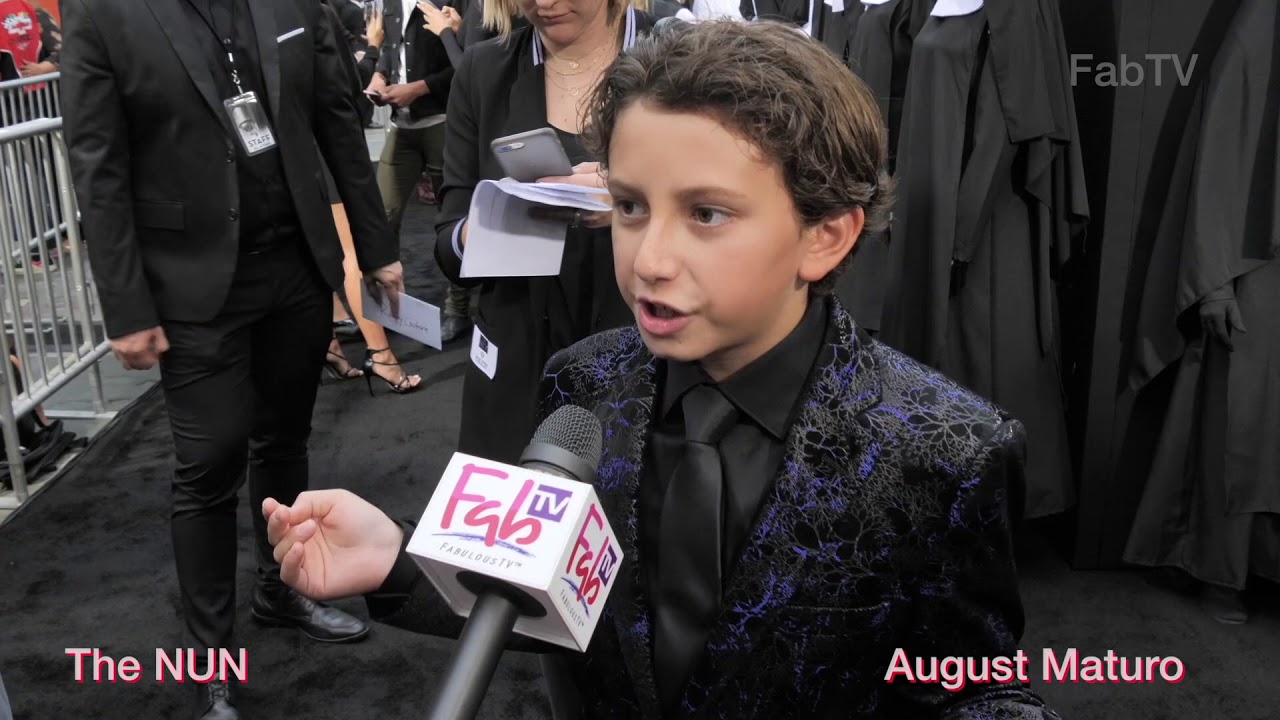 August Maturo at THE NUN premiere