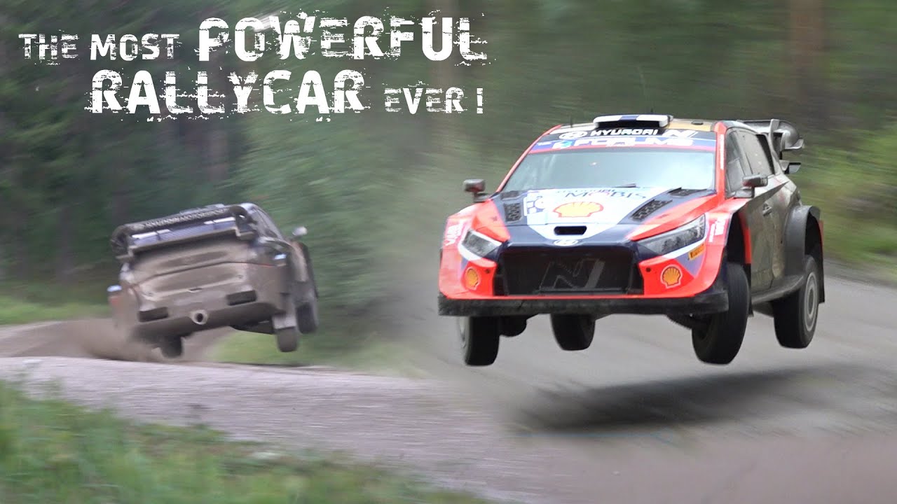 BEST OF WRC - THE MOST POWERFUL RALLYCAR EVER !! Flat out and Max Attack Rally1 Hybrid compilation