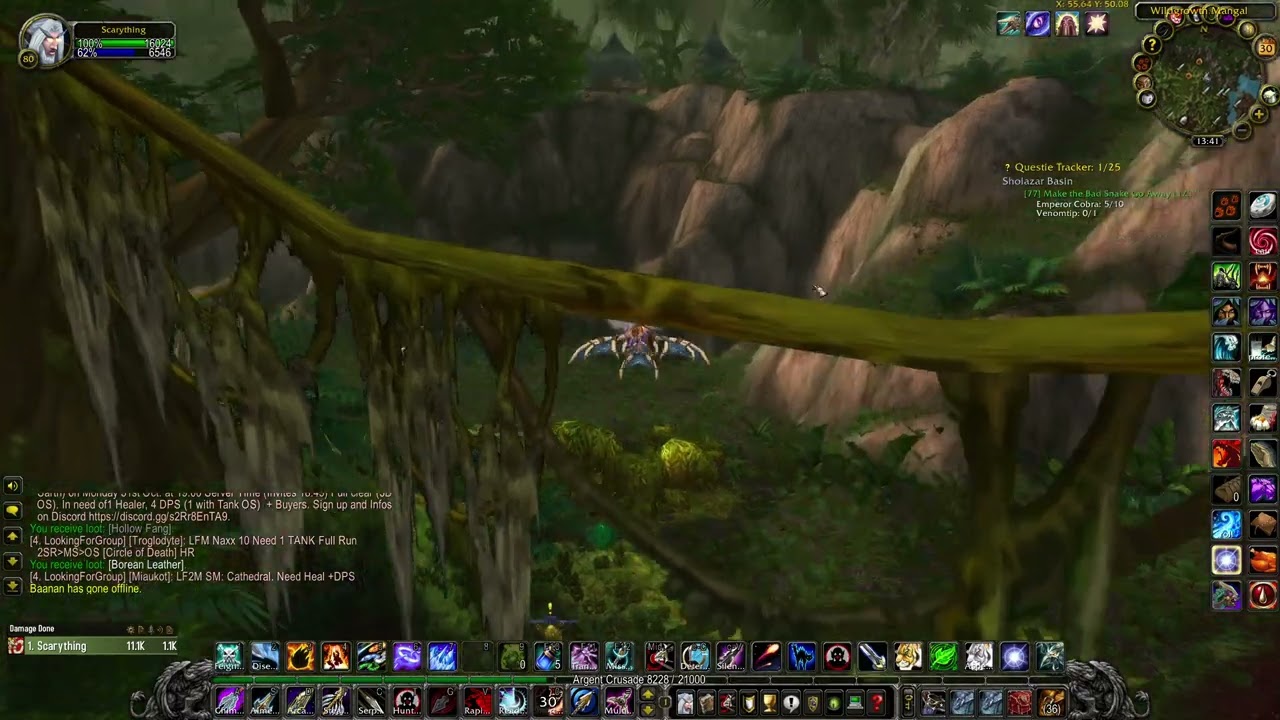 Make the Bad Snake Go Away (WOW WOTLK quest)
