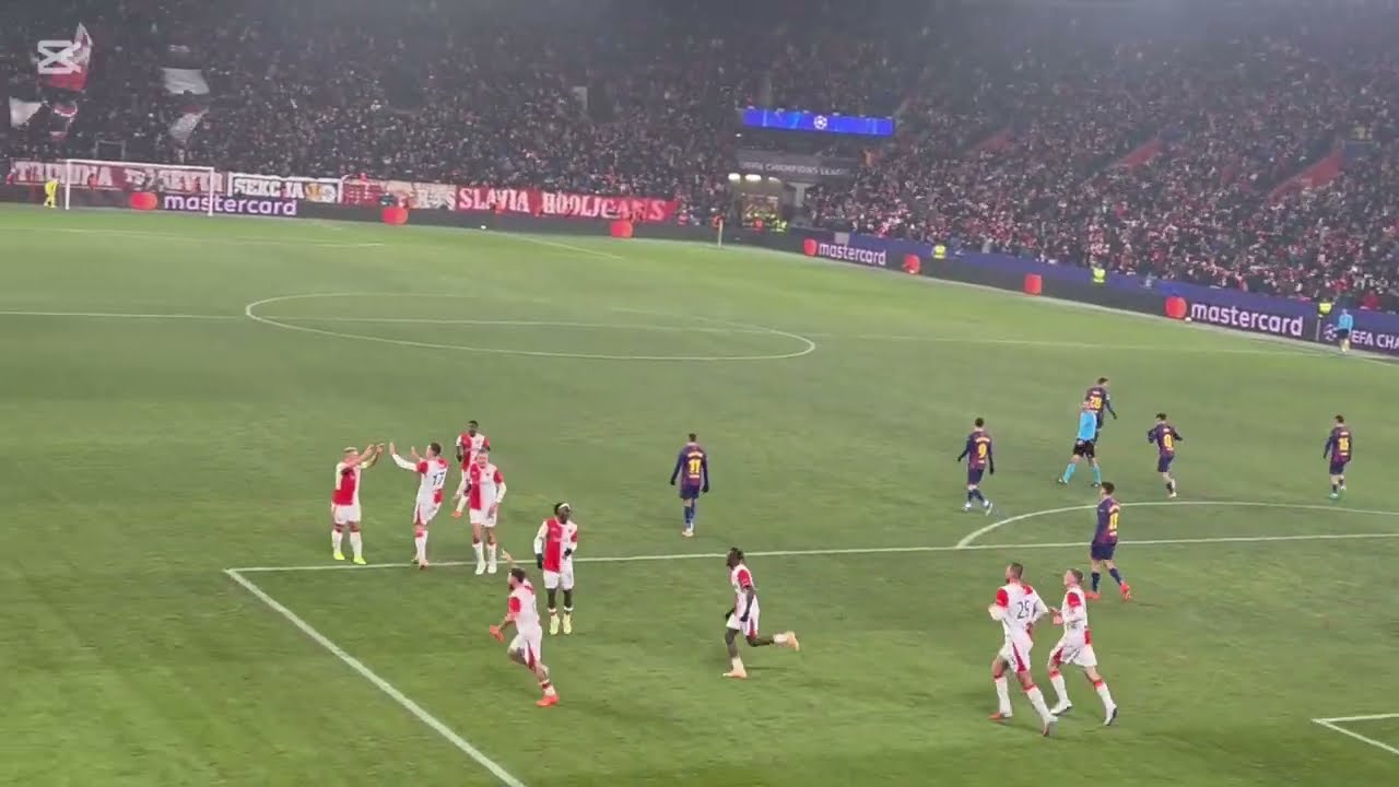 Slavia 2 Barcelona 4