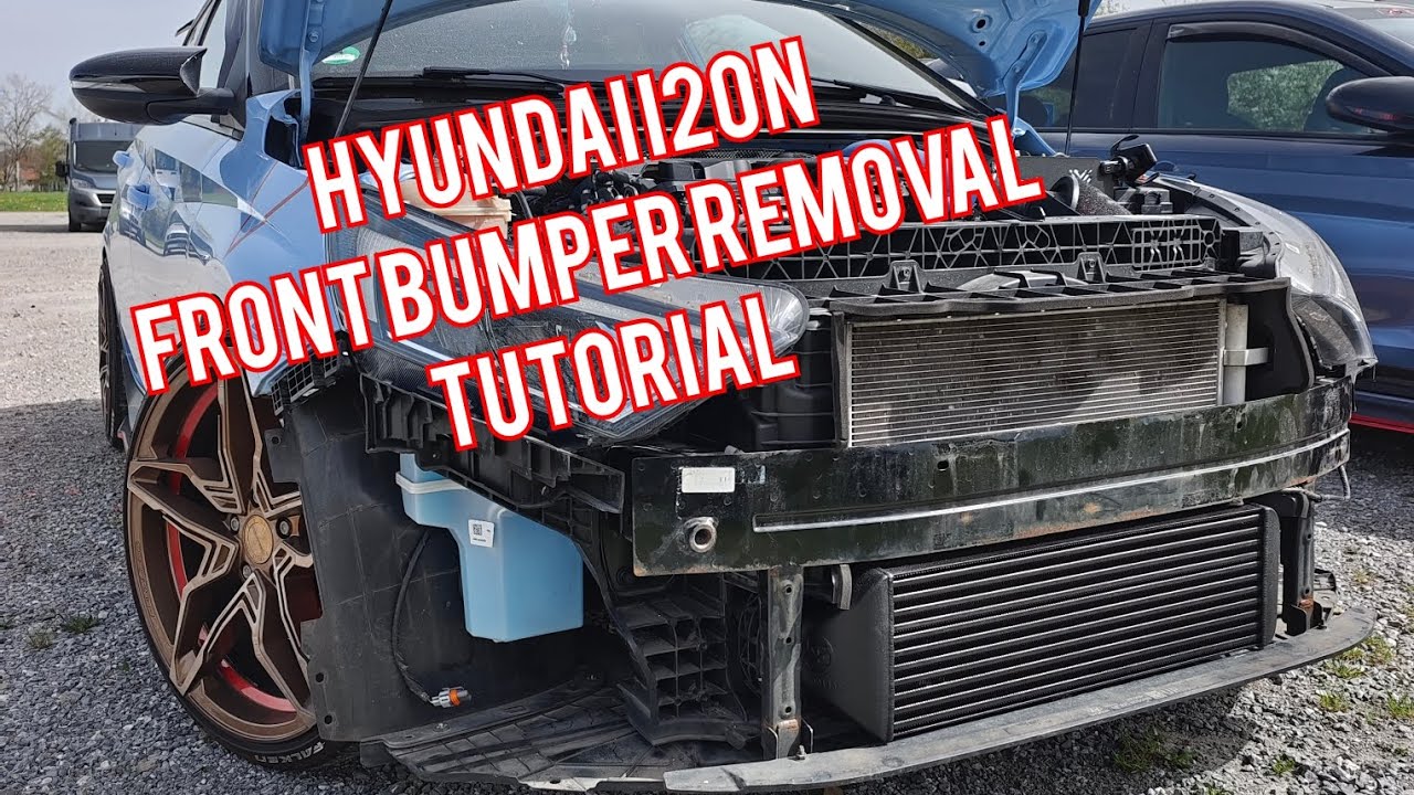 Hyundai I20N Front bumper removal Tutorial