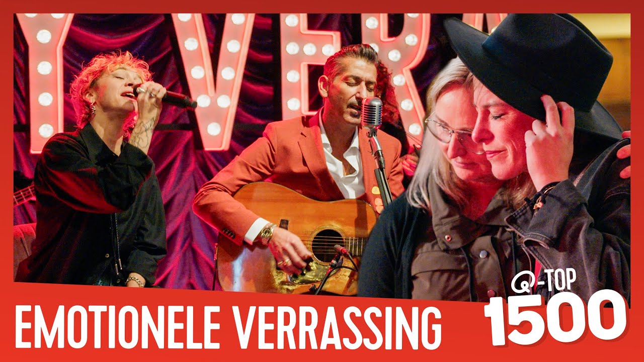 Q-luisteraar in TRANEN door verrassing DANNY VERA & KREZIP // Q-top 1500