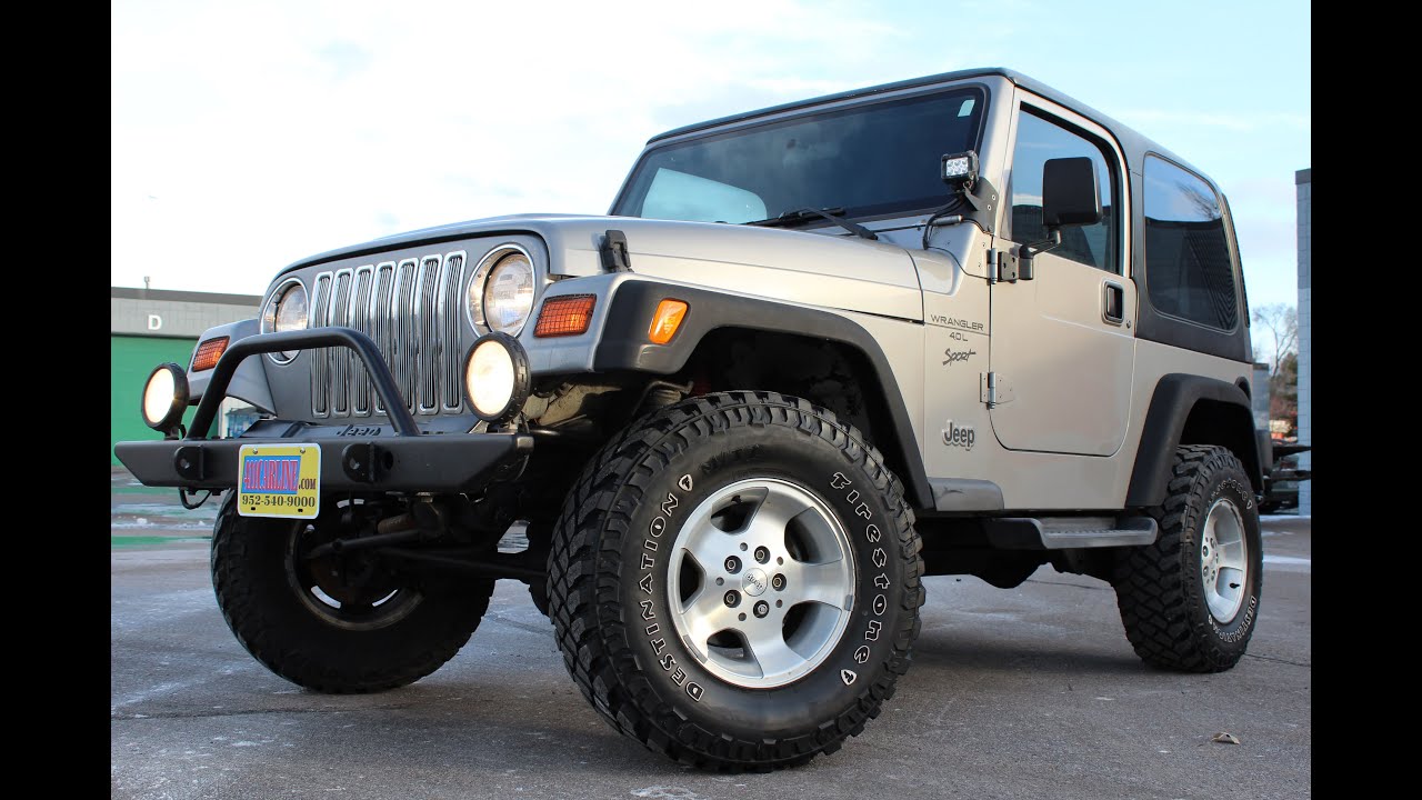 2001 Jeep Wrangler TJ New Mexico Jeep Manual 5 Speed 24487