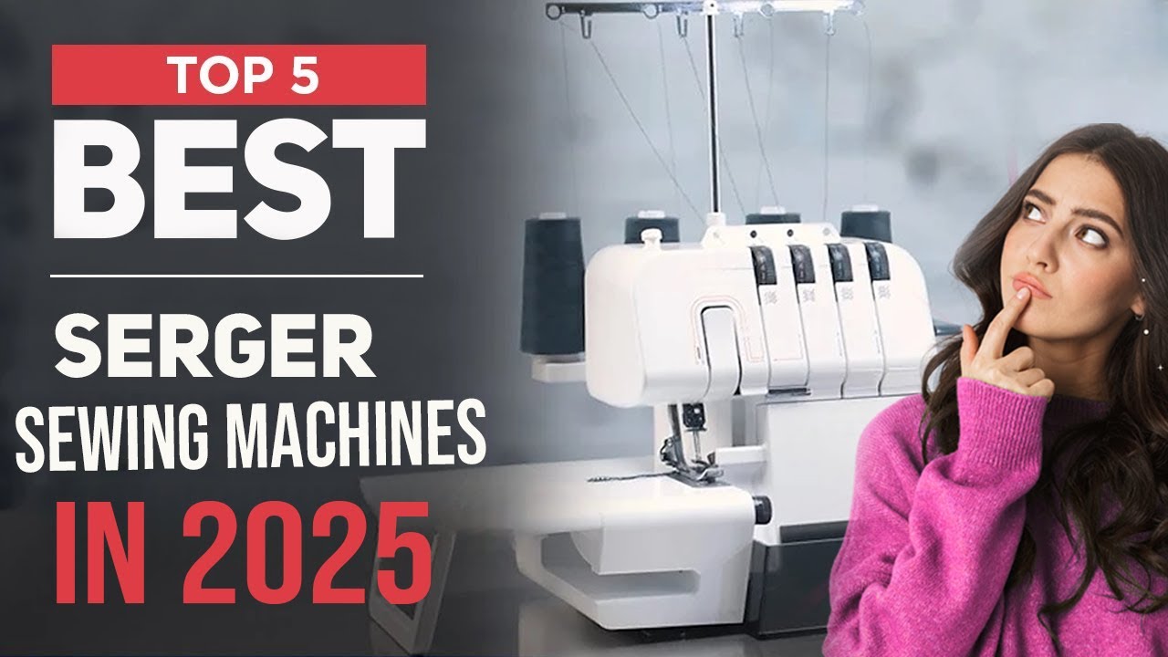 🔥 Топ-5 лучших швейных машин Serger в 2025 году ✂️ Профессиональная отделка — это просто!