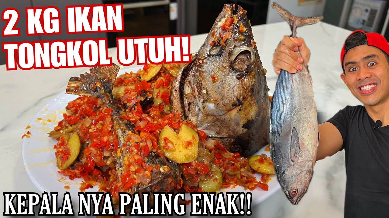 MUKBANG 2 KG TONGKOL GORENG BALADO ALA RUMAH MAKAN PADANG!!