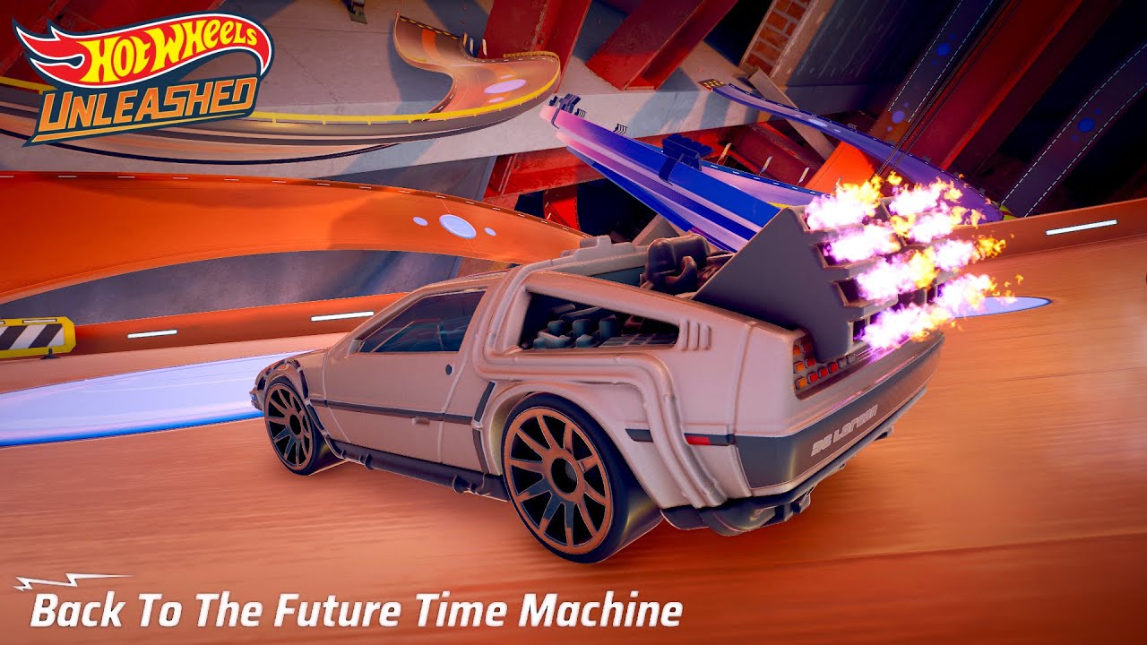 Hot Wheels Unleashed – New Car Back To The Future Time Machine – Skyscraper – Snakes At Rest