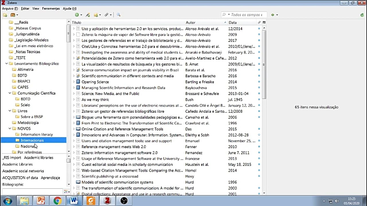 Curso de Zotero - Vídeoaula 1: Introdução