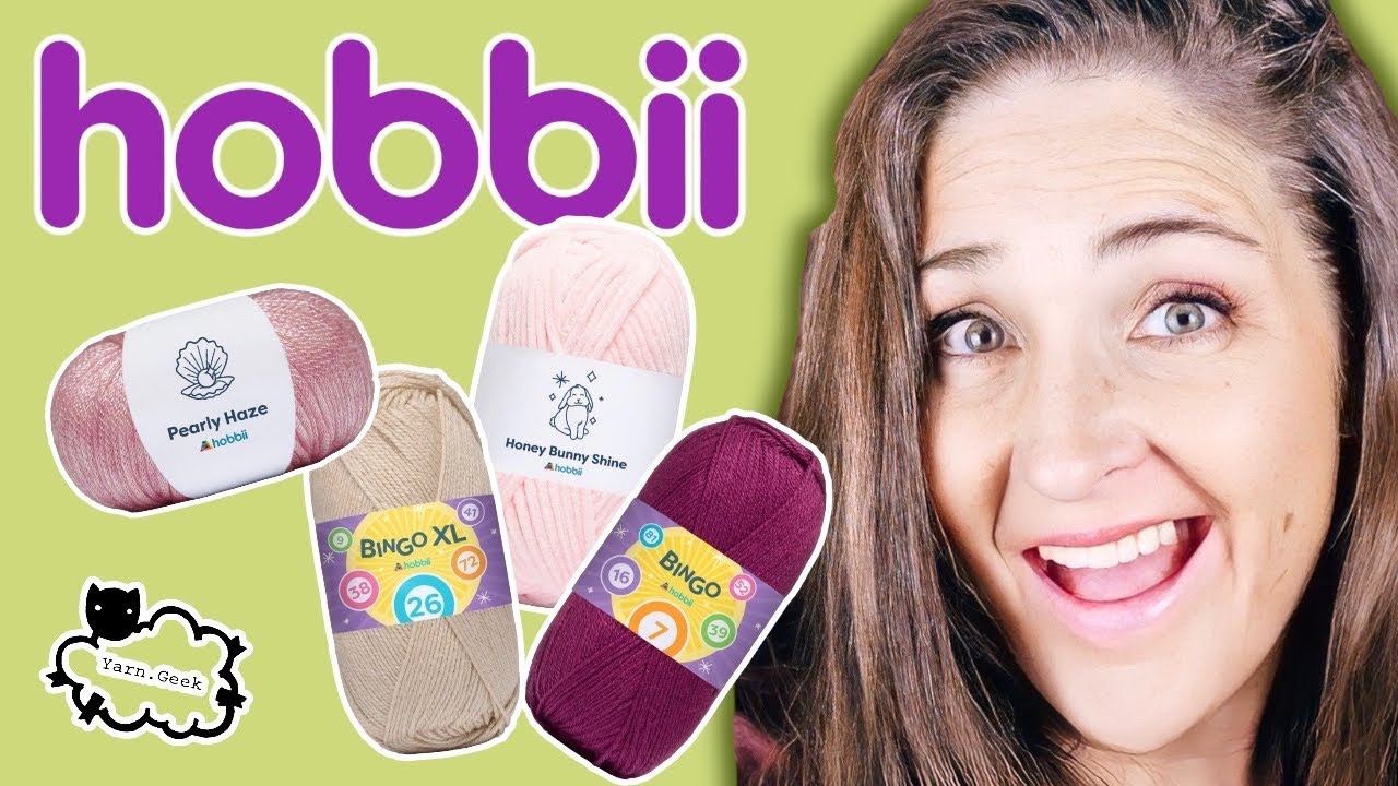 NEW YARNS at Hobbii! 🌈🤩 Yarn Unboxing & Yarn Review