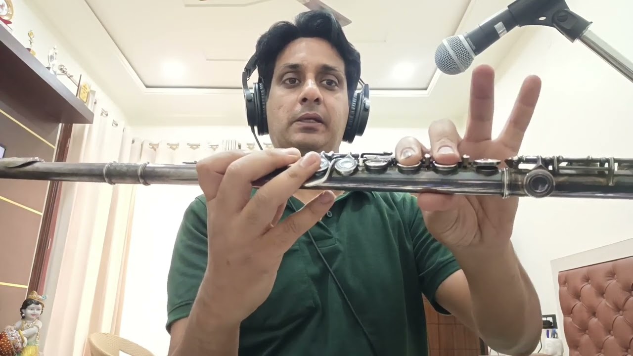 G Major Scale in Metal Key Flute | Tutorial  | By Rahul Parashar