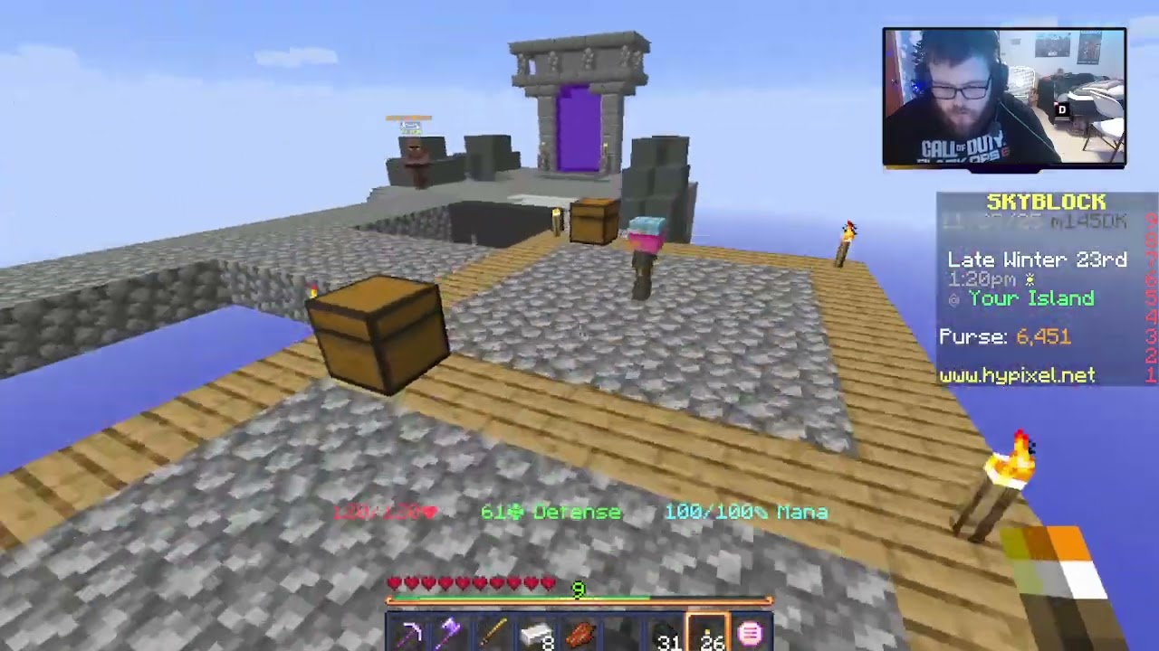 [Despia VOD] HYPIXEL SKYBLOCK | От начала до конца! [часть 2]