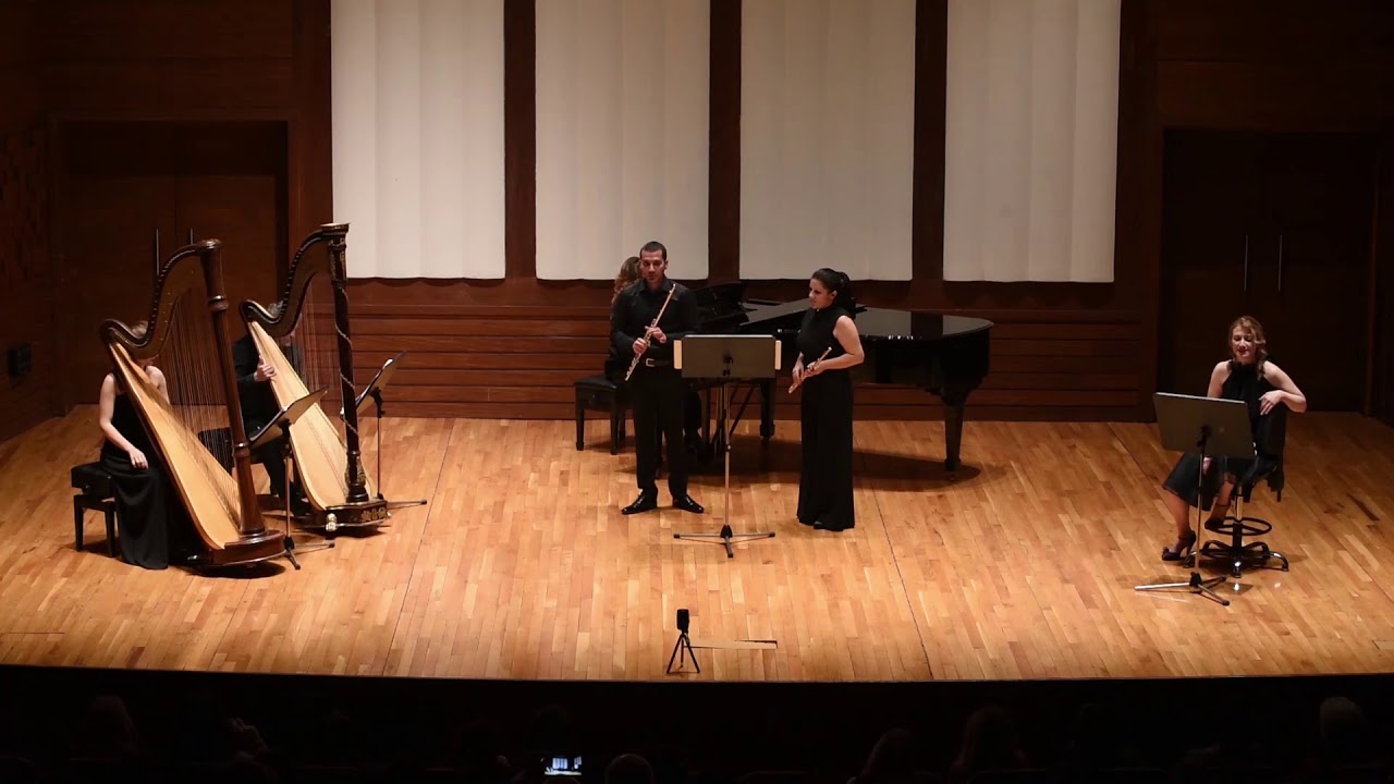 Chansons de Bilitis for narrator, two flutes, two harps & celeste (Ensemble Veritas)