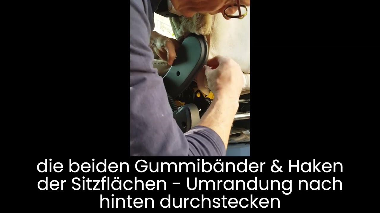 Einbau Anleitung Sitzbezüge Lammfell Wohnmobil Fiat Ducato / CITROËN Jumper