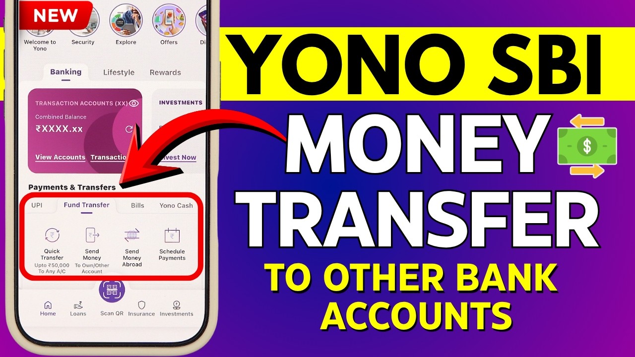 How to Transfer Money From YONO SBI to Other Accounts? YONO SBI Money Transfer Complete Process