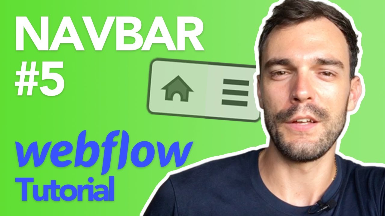 Building NAVBAR #5 in Webflow | NoCode Tribe