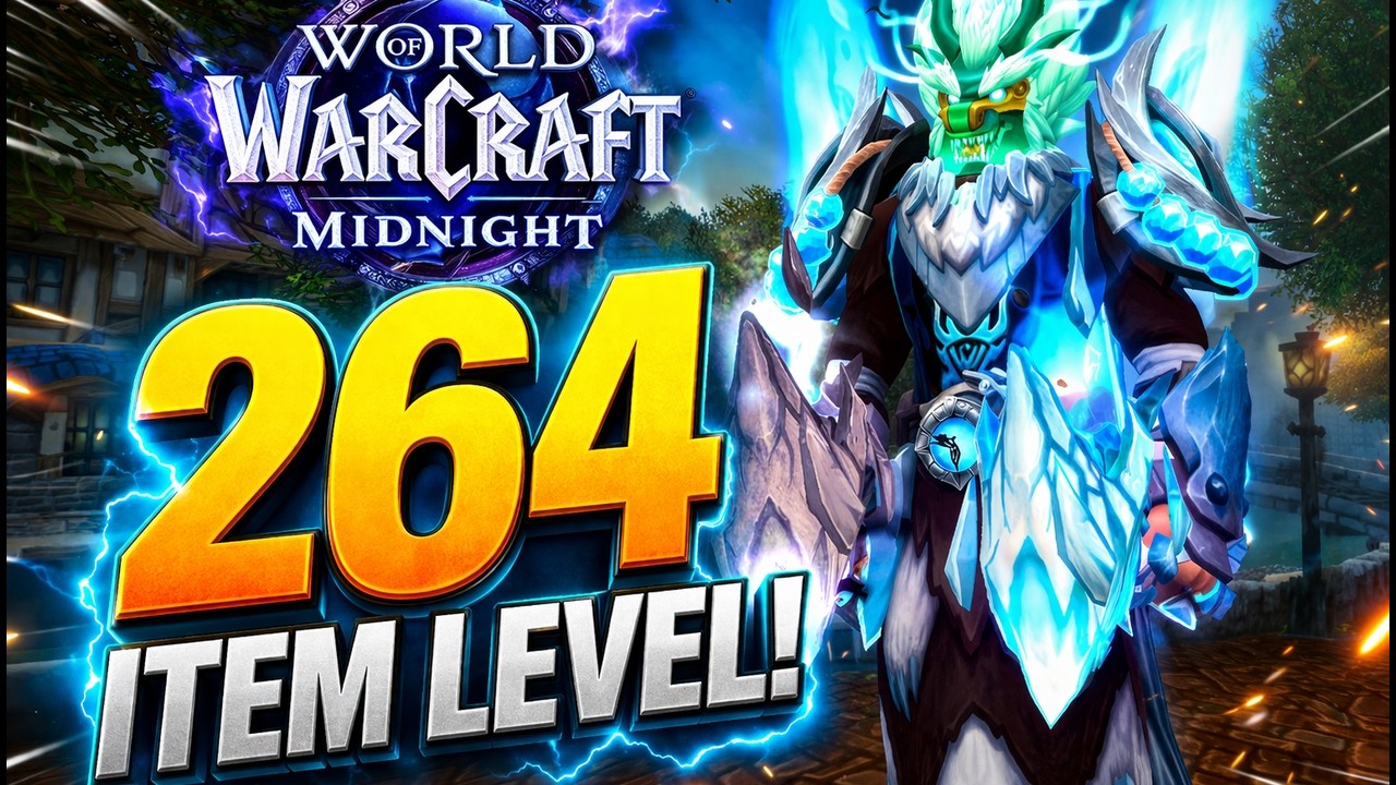 My WoW Character List & Great Vault Reward! Midnight 264 iLvl | Patch 12.0.1 Update 2026