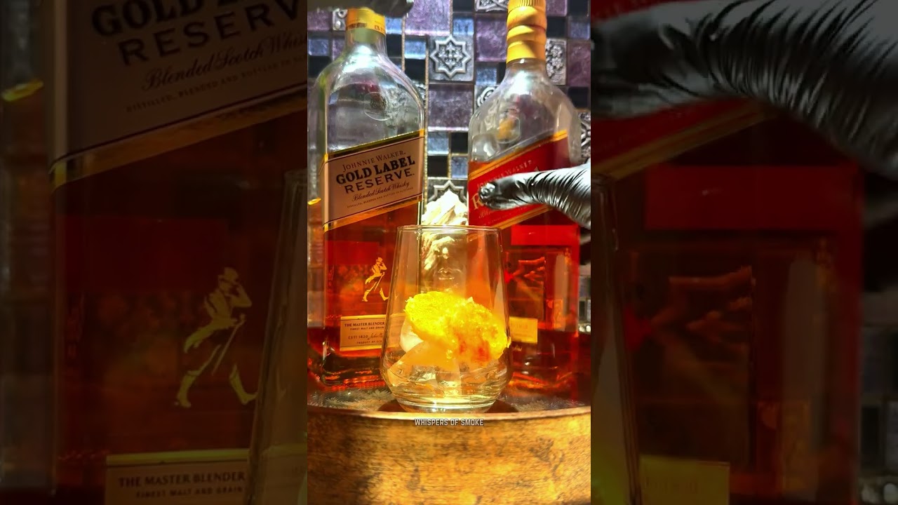 Johnnie Walker Red Label | Orange & Sugar Whisky Pour Aesthetic
