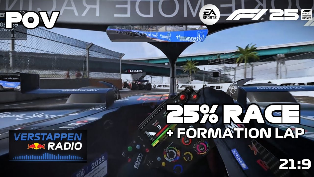 Learning the Hard Way... | First Race with SF1000 Wheel | F1 25 Miami