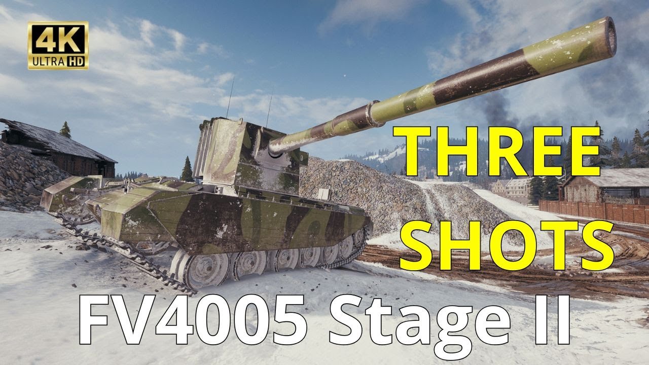 World of Tanks - FV4005 Stage II - The ammunition complement is sufficient for 3 shells - (WoT)