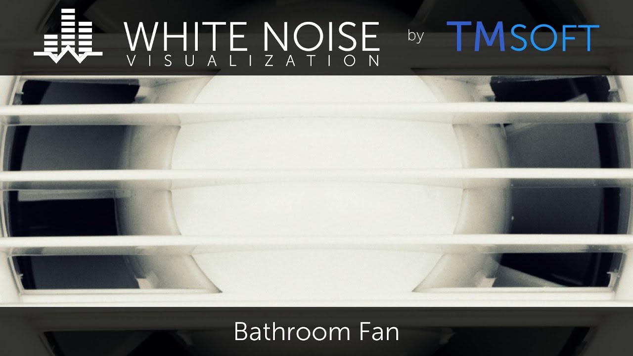 Bathroom Fan - 1 Hour Relaxing Sleep Sound with Dark Screen Saver