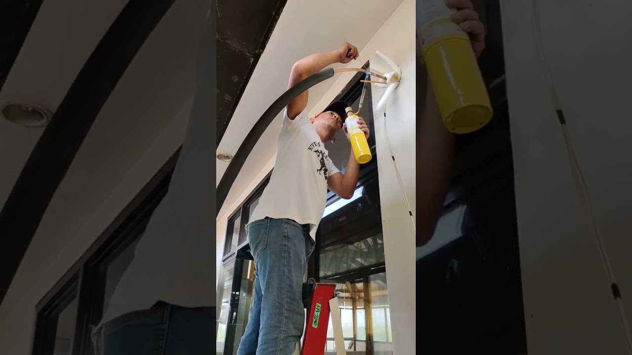 Aircon split type condura 2.5 HP installation