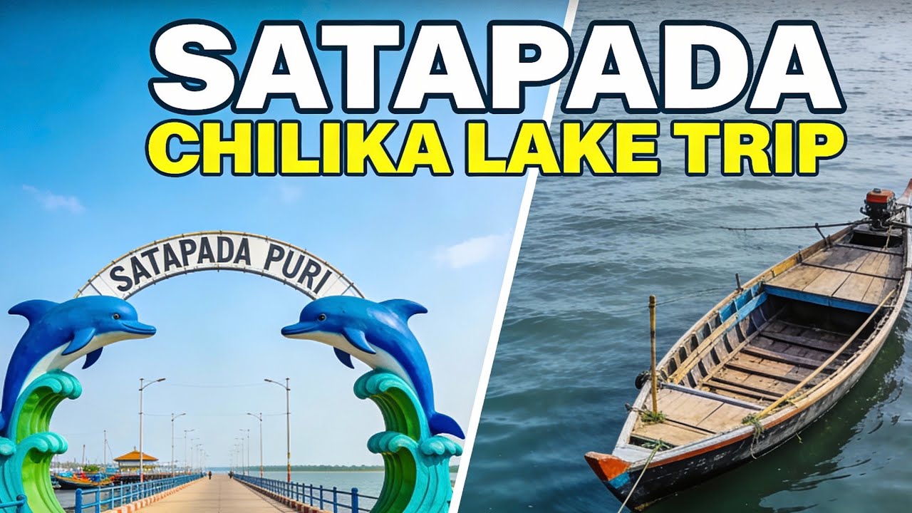 Chilika Lake at Satapada 🌊 | Dolphin Spotting & Boat Ride Adventure | Puri Travel Vlog