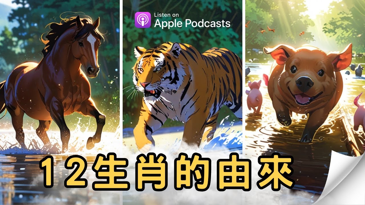 饅頭媽說故事【EP32】十二生肖的由來★資訊欄免費體驗★兒童線上英文一對一家教