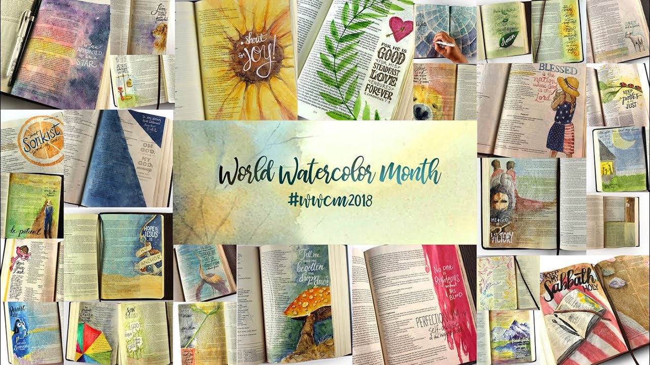 31 Watercolored Bible Journal Pages