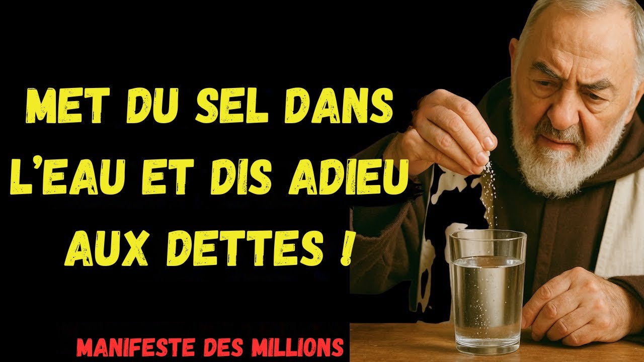 Père Pio : Attirez Richesse et Abondance avec le Rituel du Verre de Sel !