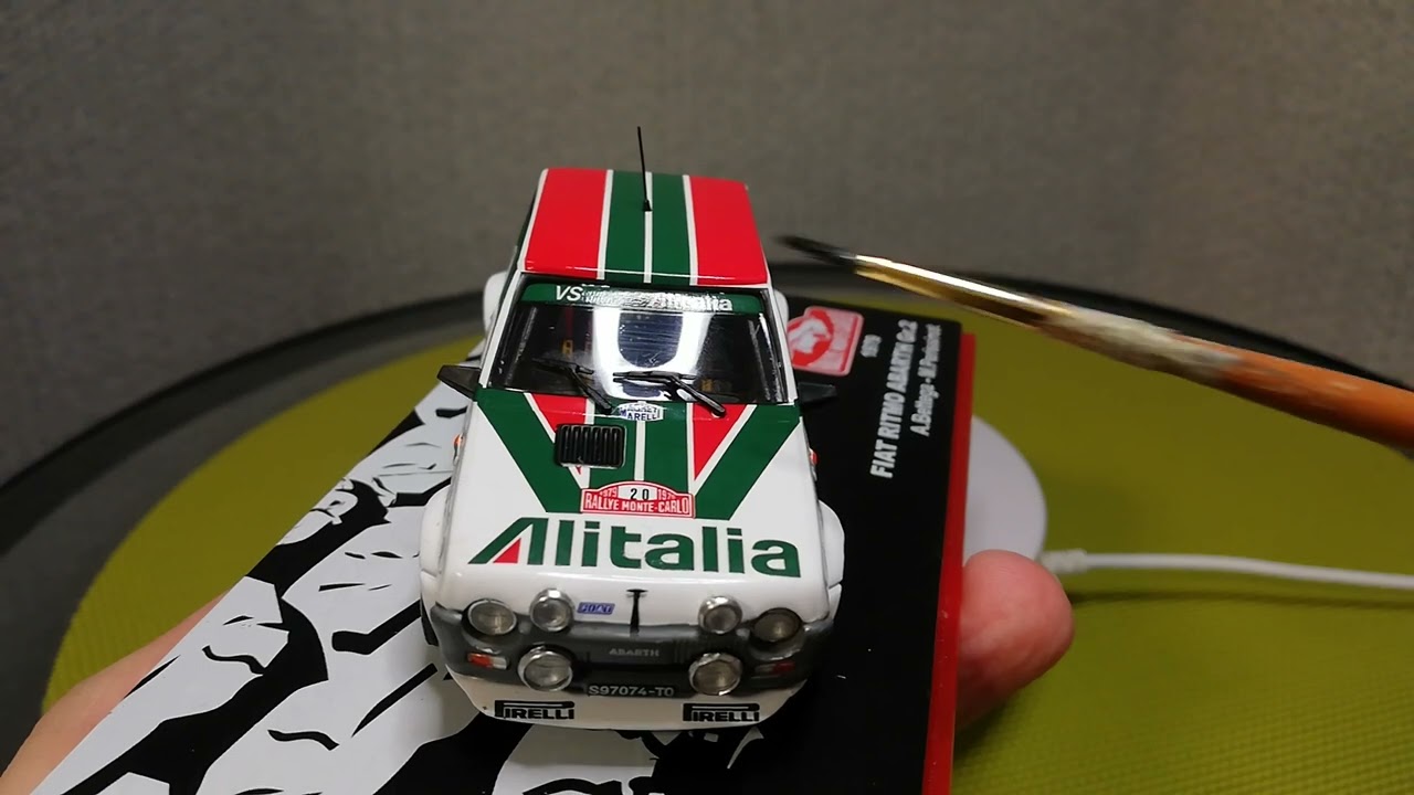 Fiat Ritmo Abarth Rally Monte-Carlo 1979 Bettega A.  Perissinot M. 1/43 Altaya Rally Car Models