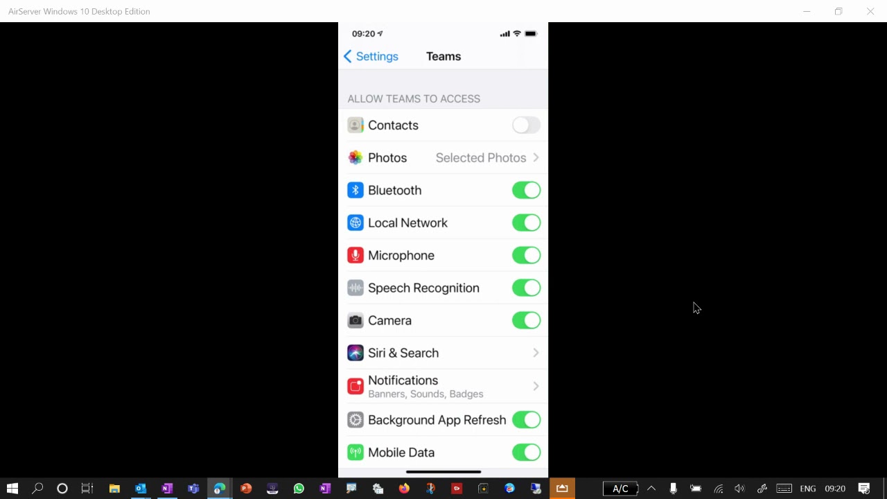 MS Teams Clearing App Data on iOS Devices