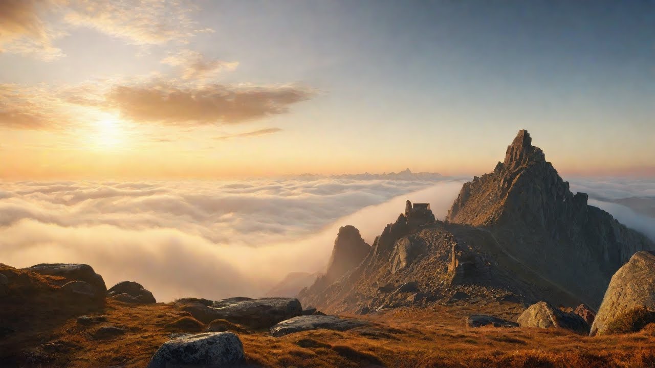 1 Hour of Relaxing Fantasy Landscapes &bull; Study, Work, Focus, Calm Ambient Video