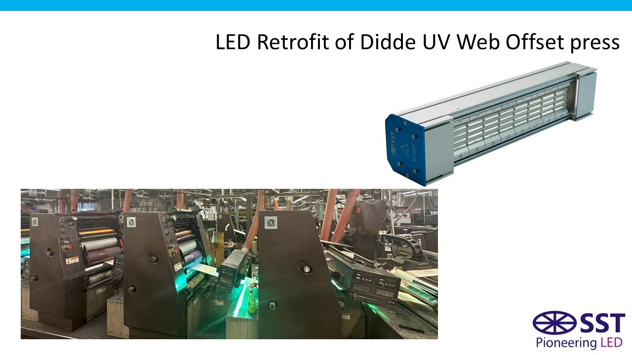 Offset Web Press Retrofit from UV to SST LED Case Study