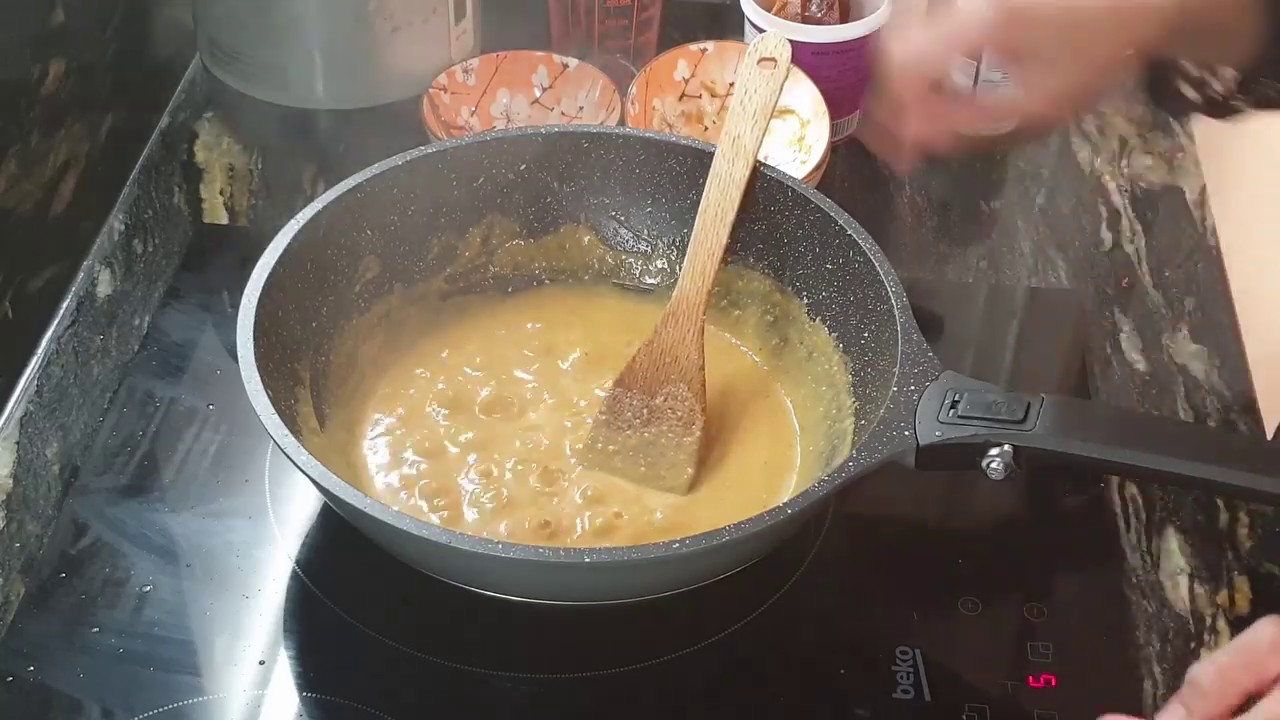 Comment faire la sauce aux cacahuètes, pour vos plats thaï//น้ำจิ้มสะเต้ะ TFBA 4 0