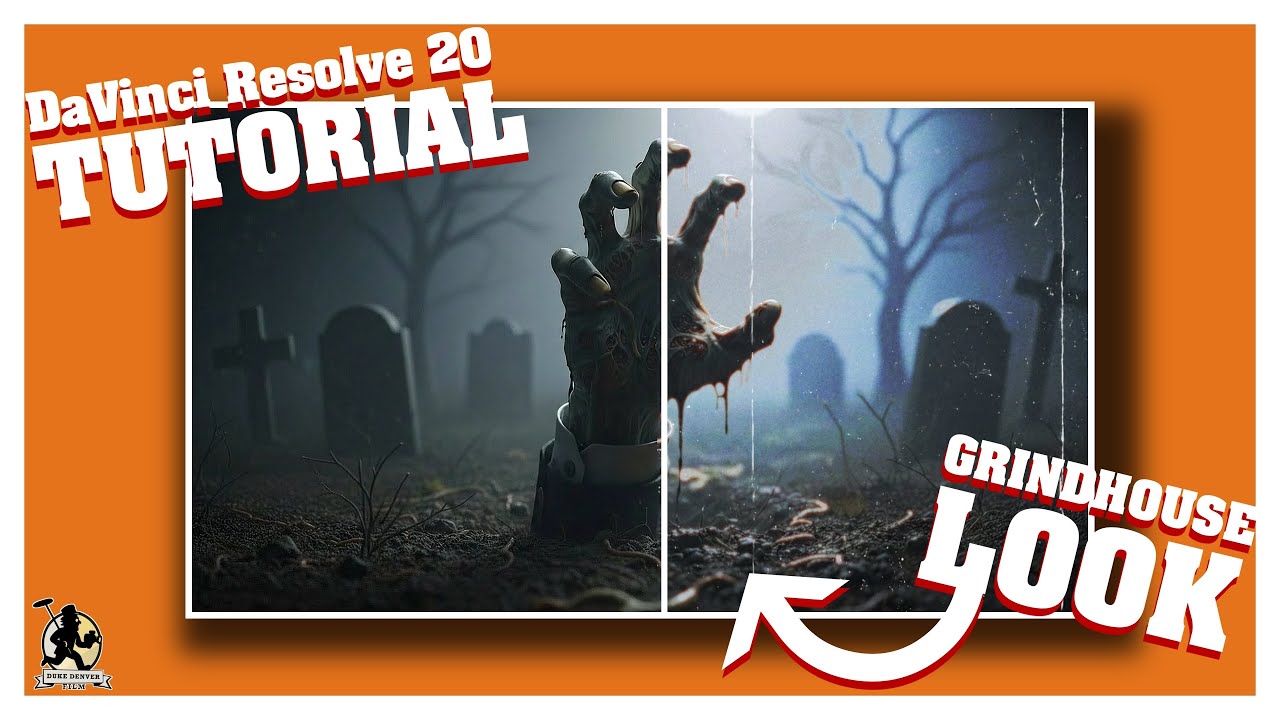 DaVinci Resolve 20 Tutorial⎜GET THE Grindhouse look⎜COLOR GRADE/EDITING TIPS
