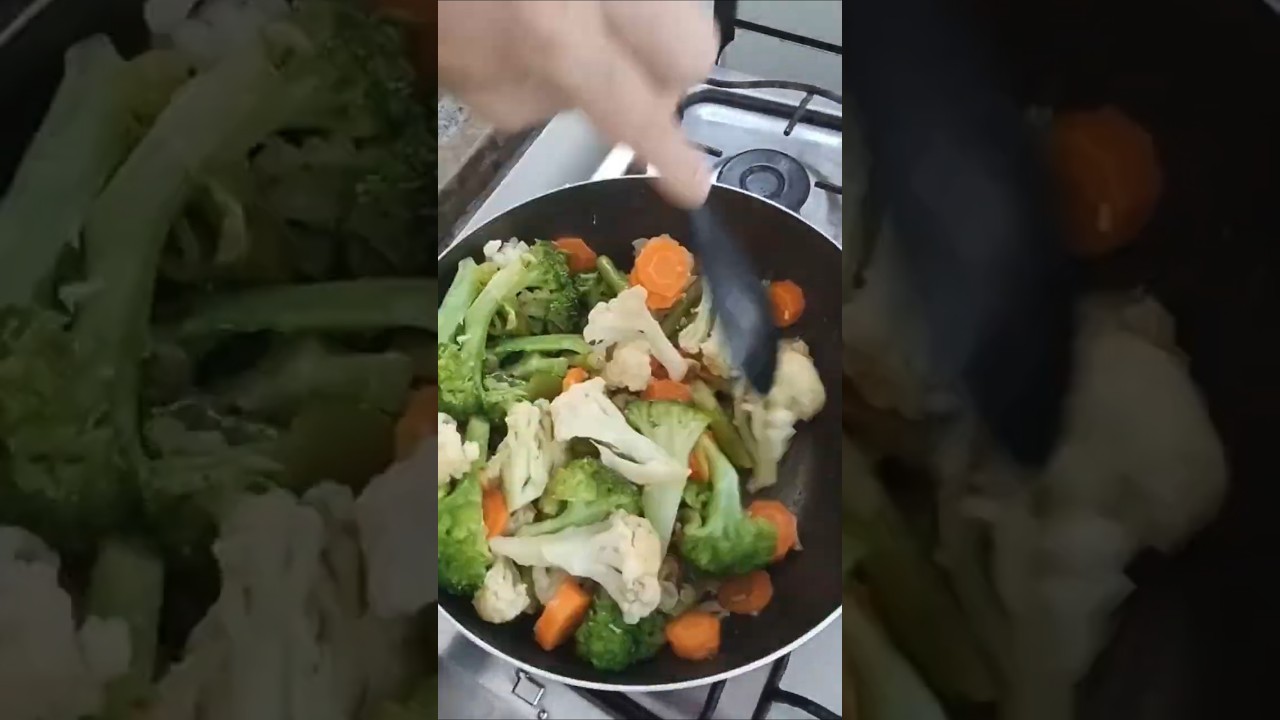 refogado de legumes #shortvideo #receitaslight