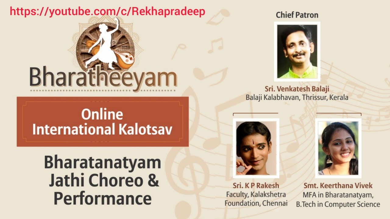 Bharatheeyam | Online Bharatanatyam Jathi Choreo and Performance Challenge | Rekha Pradeep