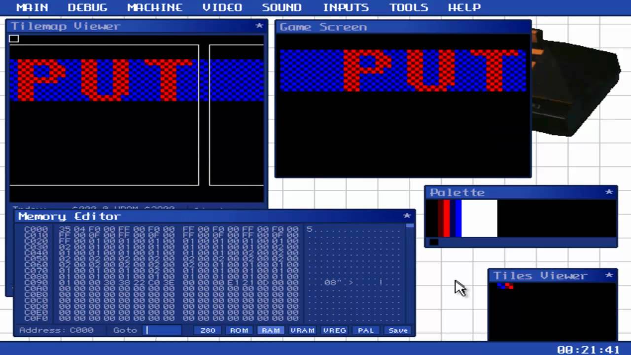 Sega mastersystem scroller