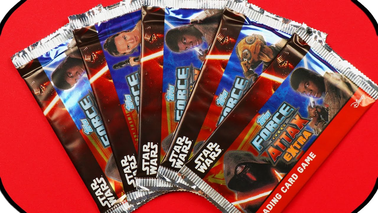 Star Wars FORCE ATTAX EXTRA ★ Trading Cards Opening ★ EPISODE 7 KYLO REN