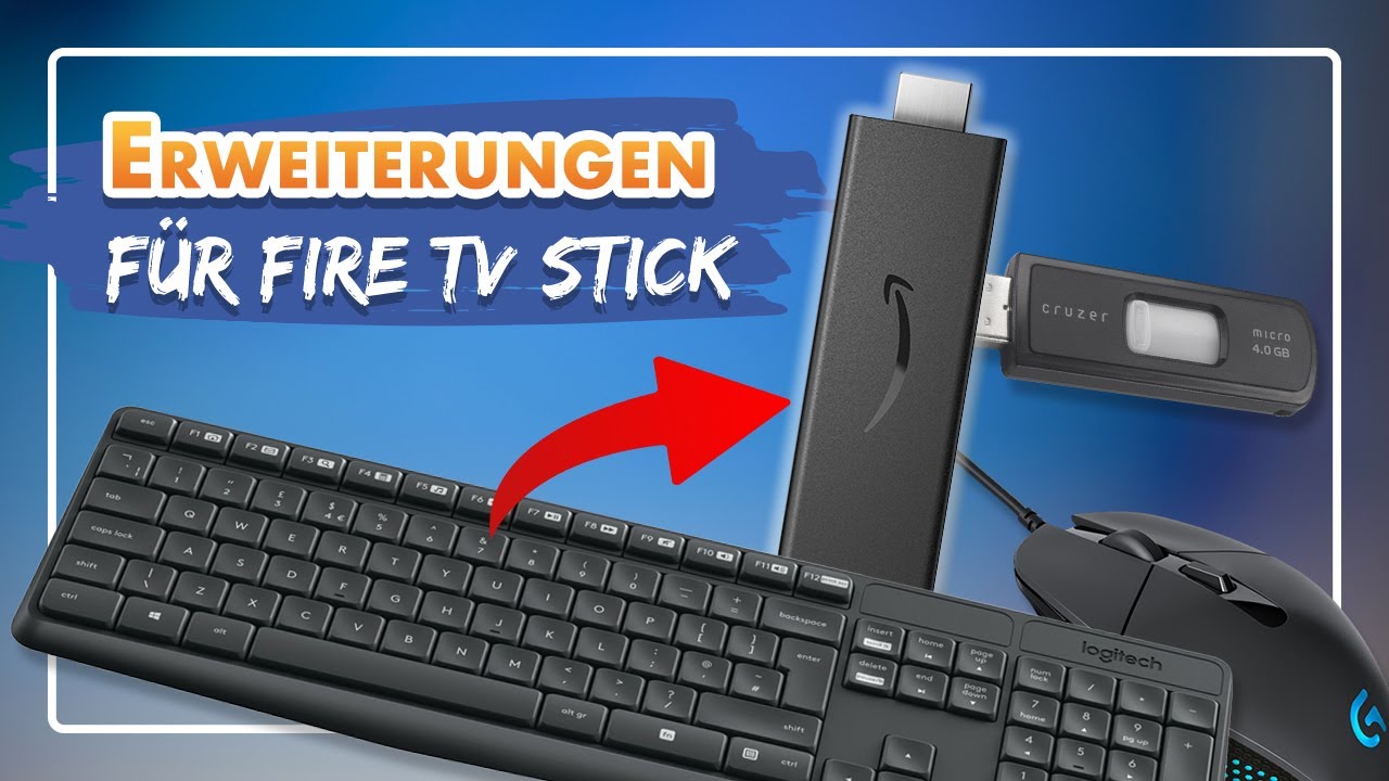 🖱️Fire TV Stick mit USB Stick & Tastatur erweitern