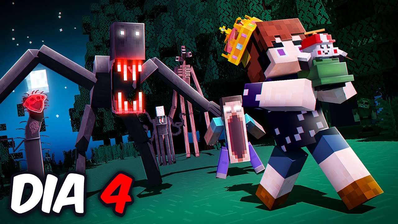 MINECRAFT PERO CADA DÍA ES UN MOD DE TERROR MÁS AL JUEGO💀​😨​