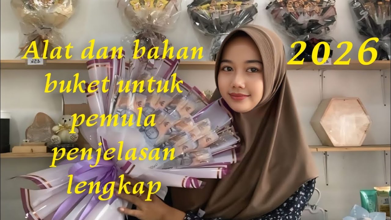 ALAT DAN BAHAN UNTUK USAHA BUKET TERBARU 2026 | MEMULAI BISNIS BUKET