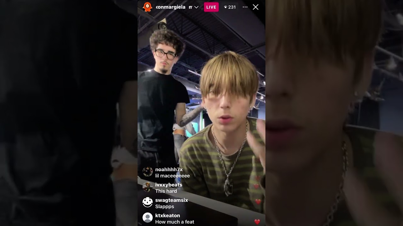 Maxon Margiela previews 4 new songs on ig live